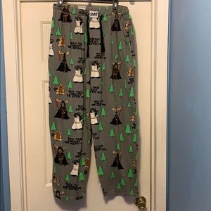 Lazy one pj pants may the forest be with you Sz XL